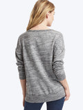 Slouchy pullover sweatshirt