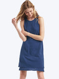 A-line layered tank dress