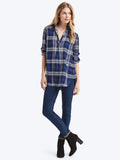 Soft plaid tunic